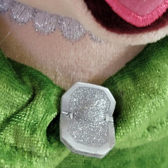 Disney Parks Green Dress Gown The Muppets Miss Piggy Tall Plush Doll 20" - Picture 5 of 16